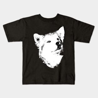 Alaskan Malamute Face Kids T-Shirt